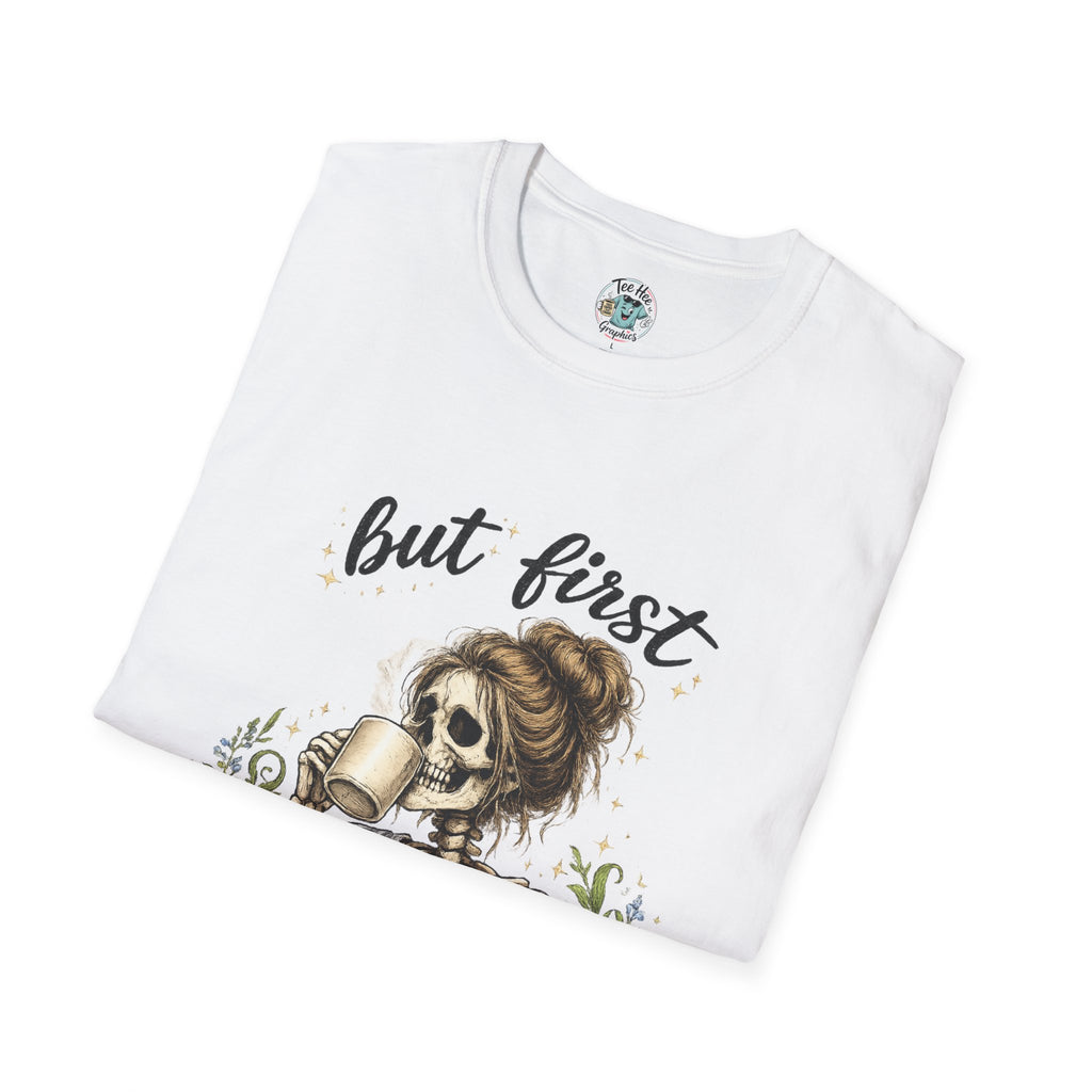 but first COFFEE graphic tee