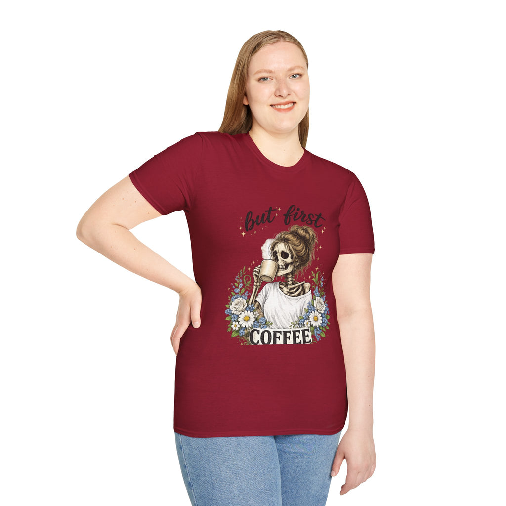 but first COFFEE graphic tee
