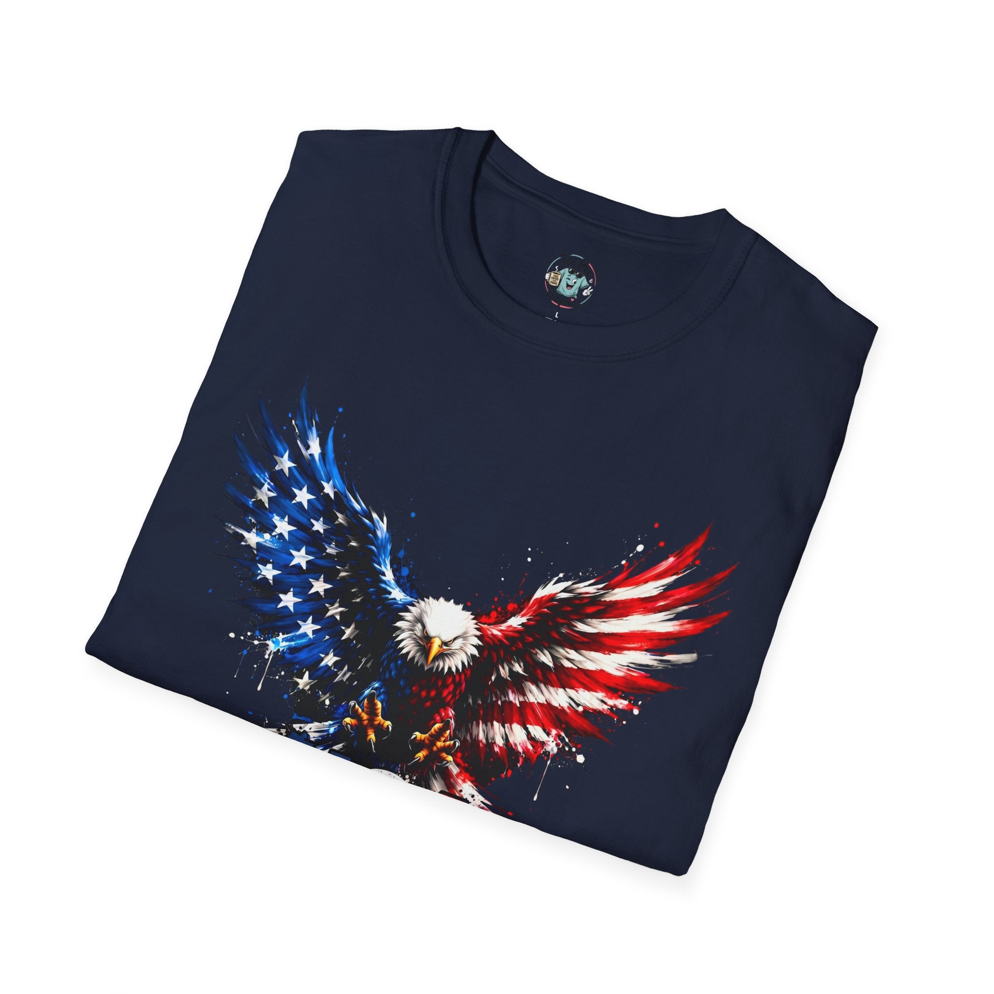 Patriotic Eagle T-Shirt — USA Red White & Blue Tee