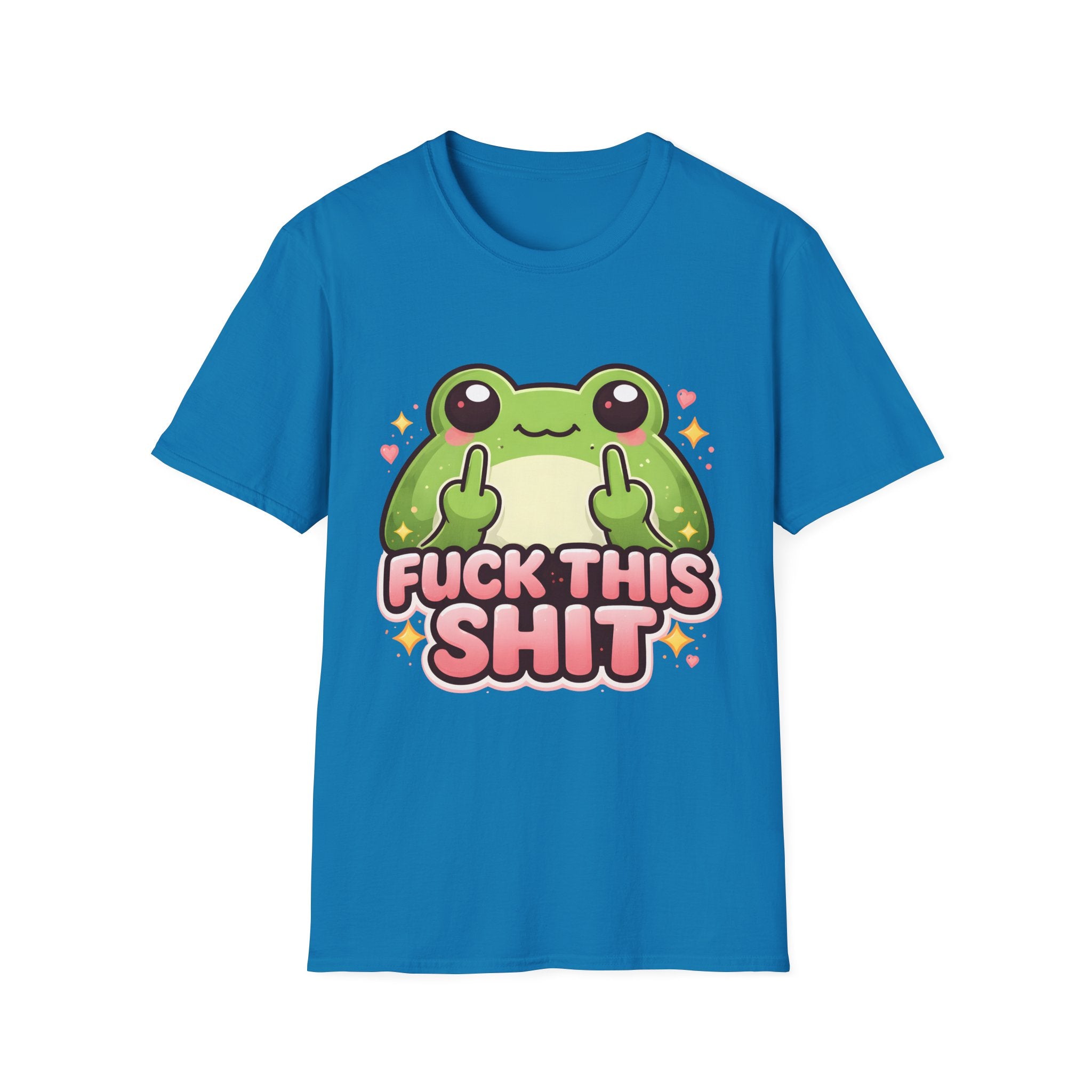 Fuck This Shit Cute Frog T-Shirt — Funny Frog Graphic Tee