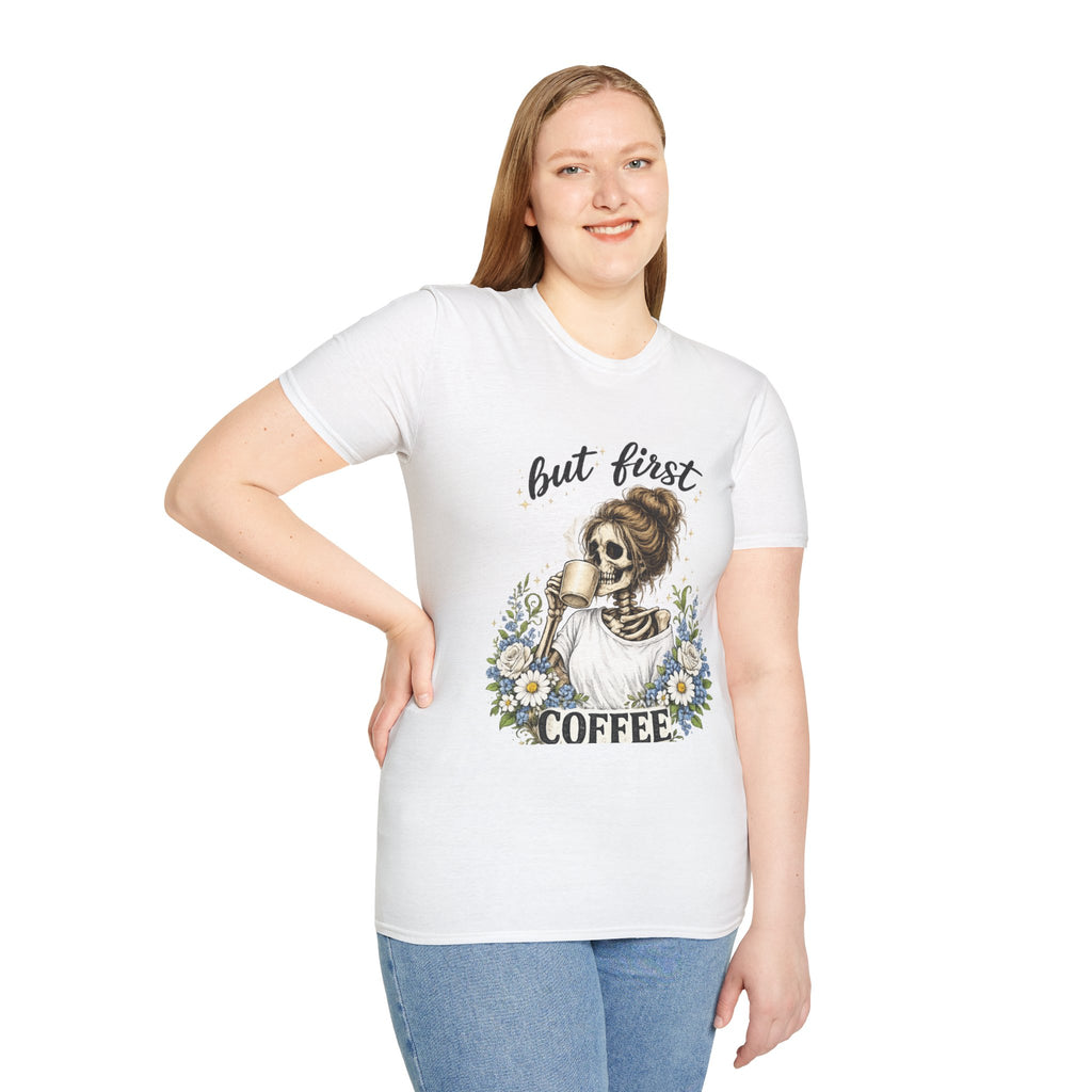 but first COFFEE graphic tee