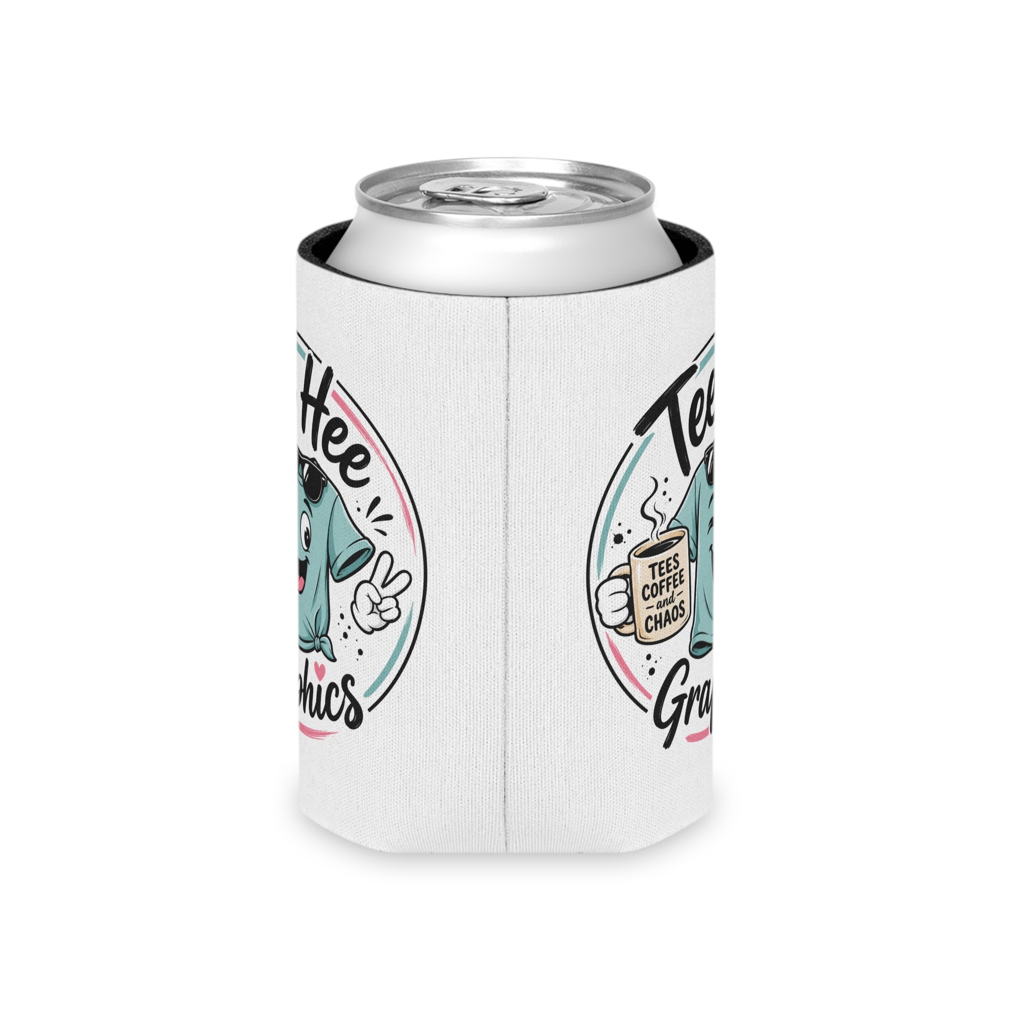Tee Hee Can Cooler — Insulated Can Koozie for Cold Drinks