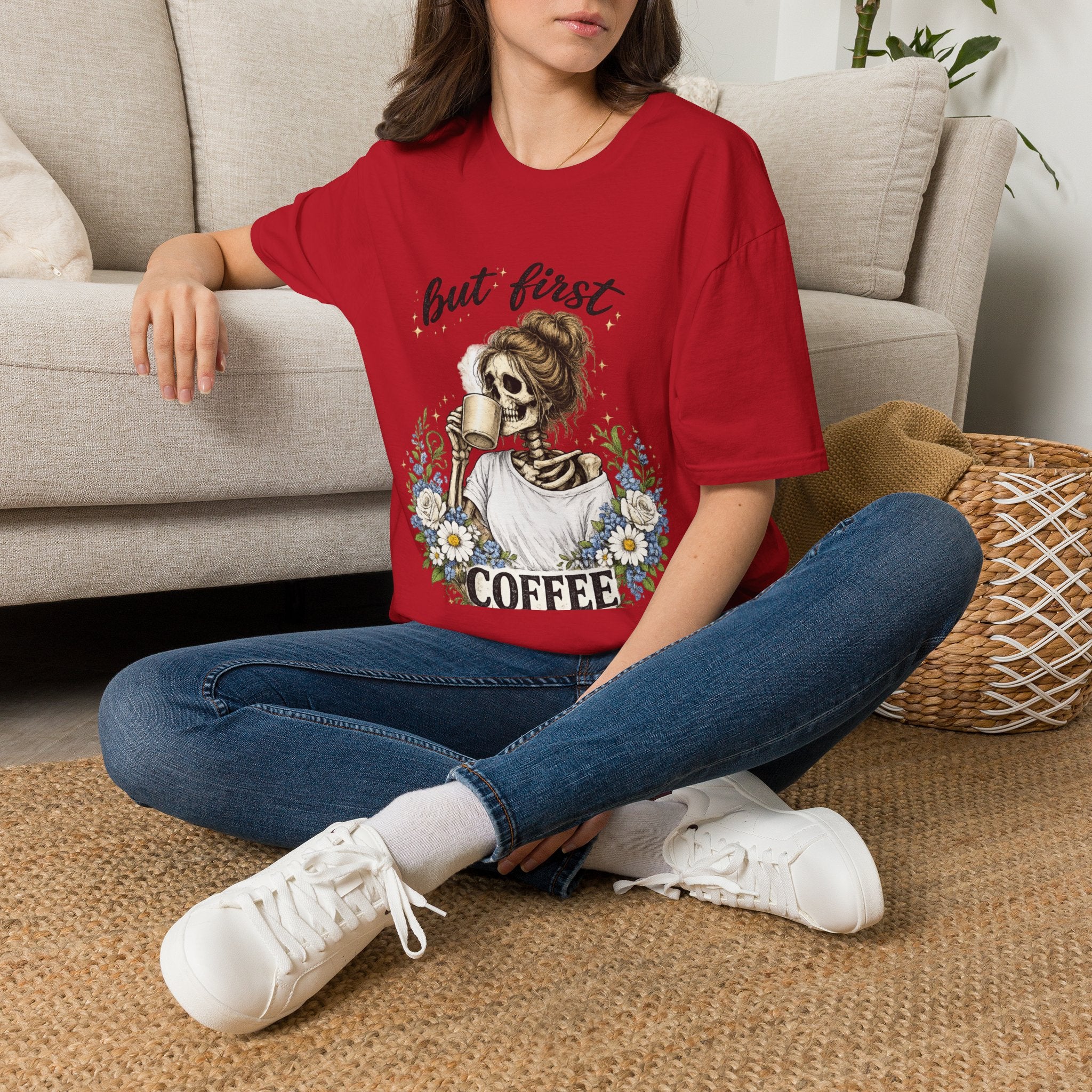 but first COFFEE graphic tee