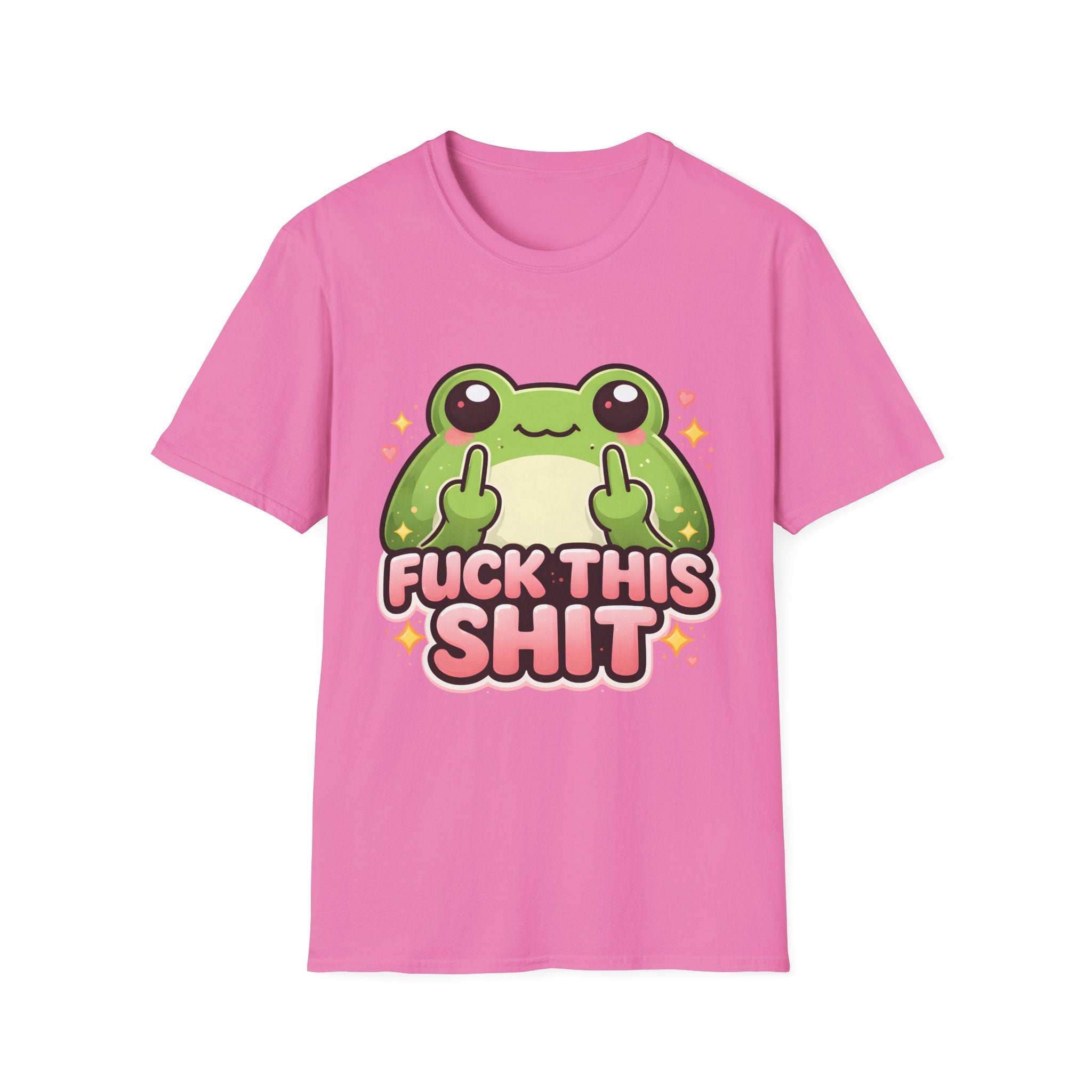 Fuck This Shit Cute Frog T-Shirt — Funny Frog Graphic Tee