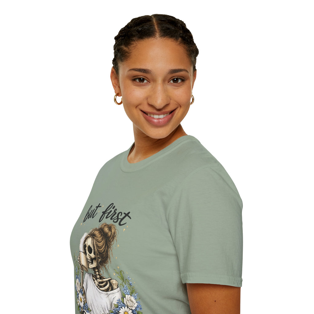 but first COFFEE graphic tee