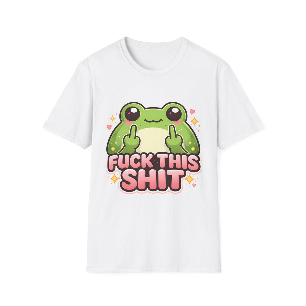 Fuck This Shit Cute Frog T-Shirt — Funny Frog Graphic Tee
