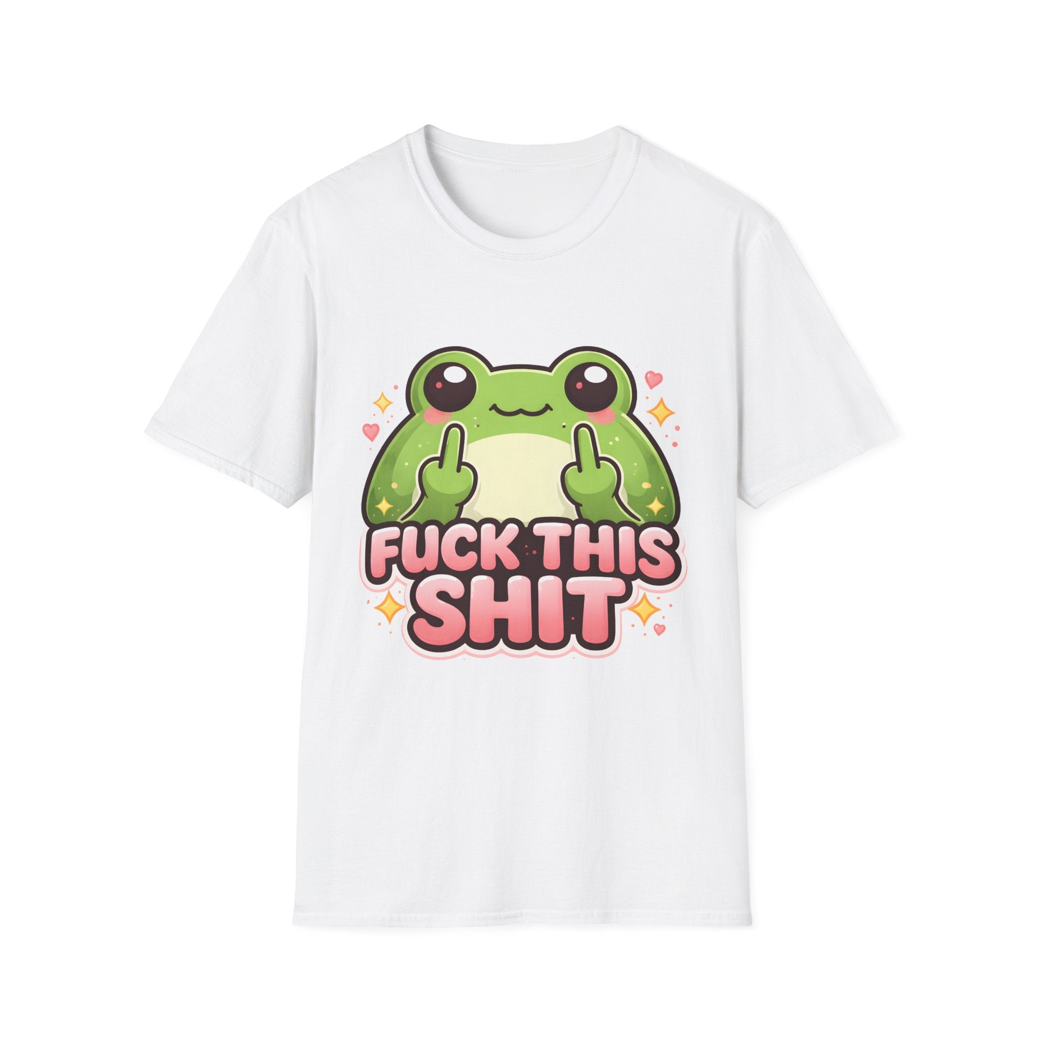 Fuck This Shit Cute Frog T-Shirt — Funny Frog Graphic Tee