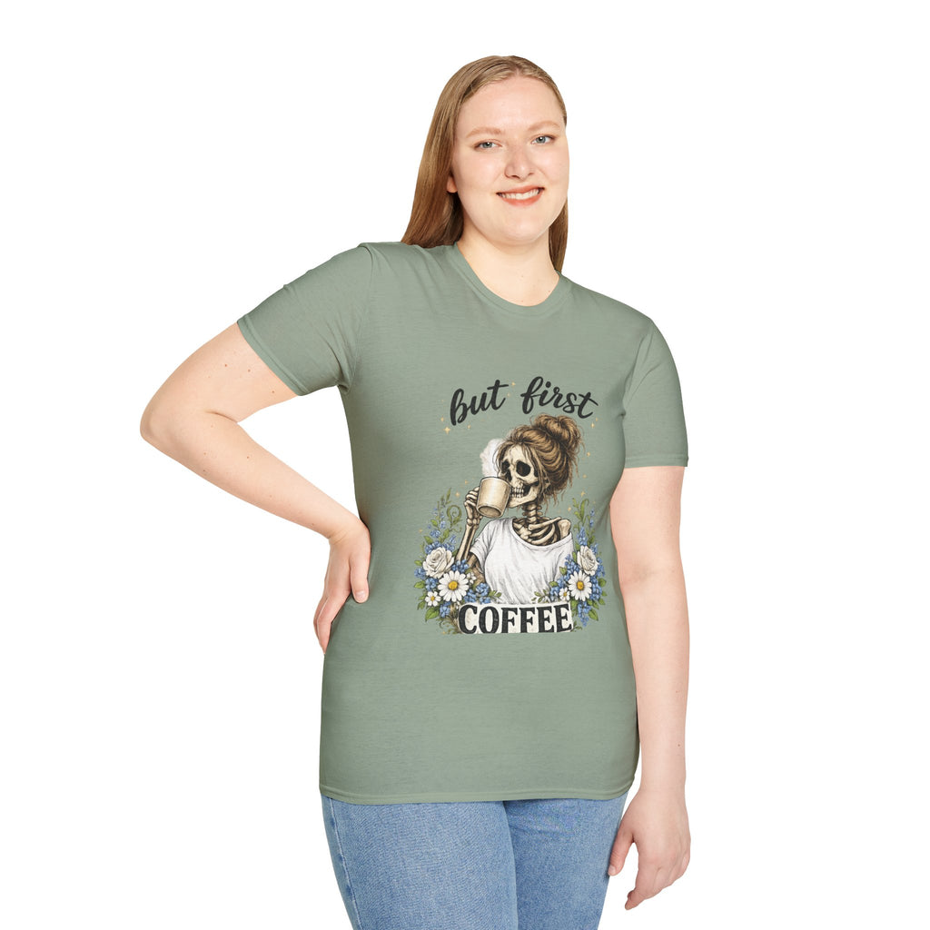 but first COFFEE graphic tee