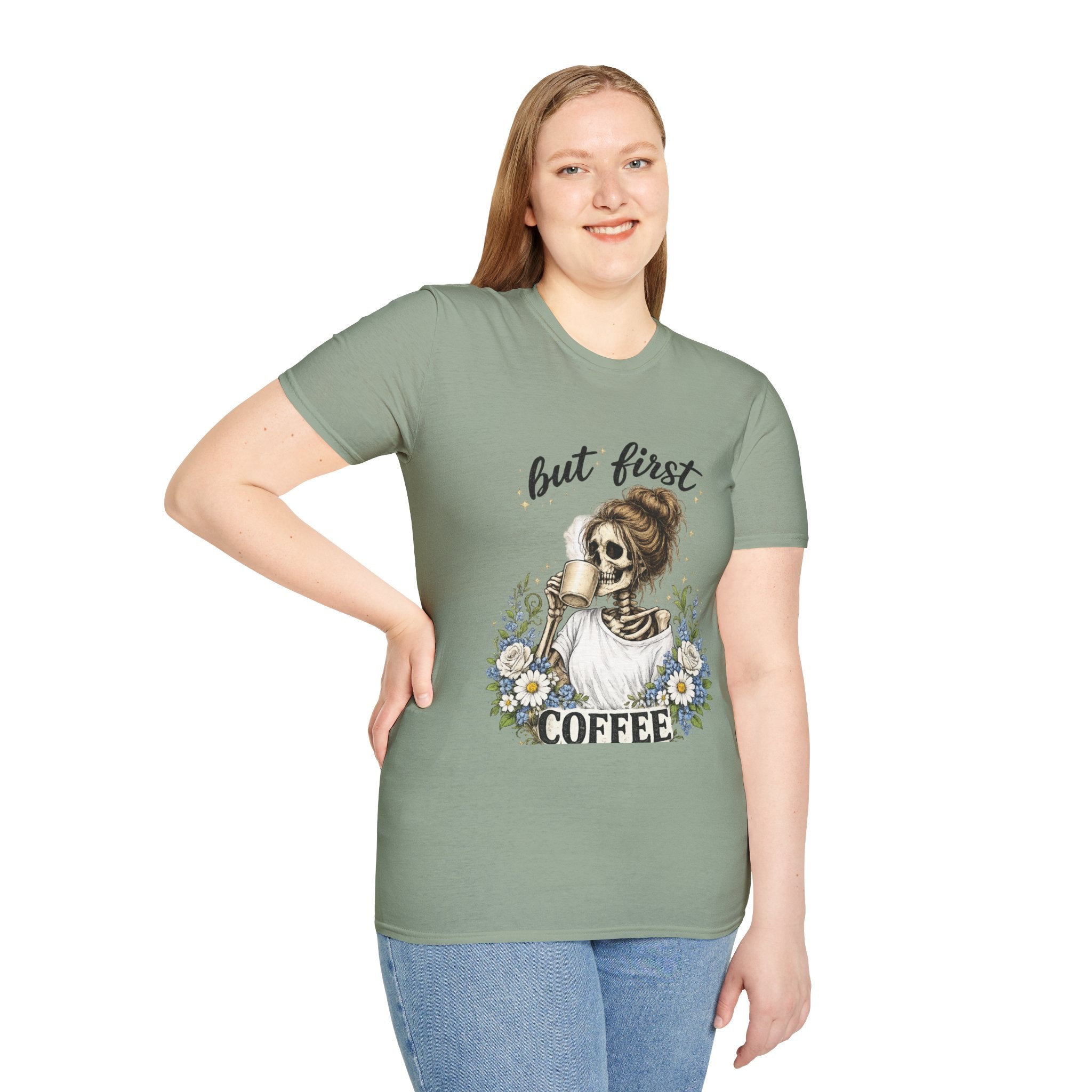 but first COFFEE graphic tee