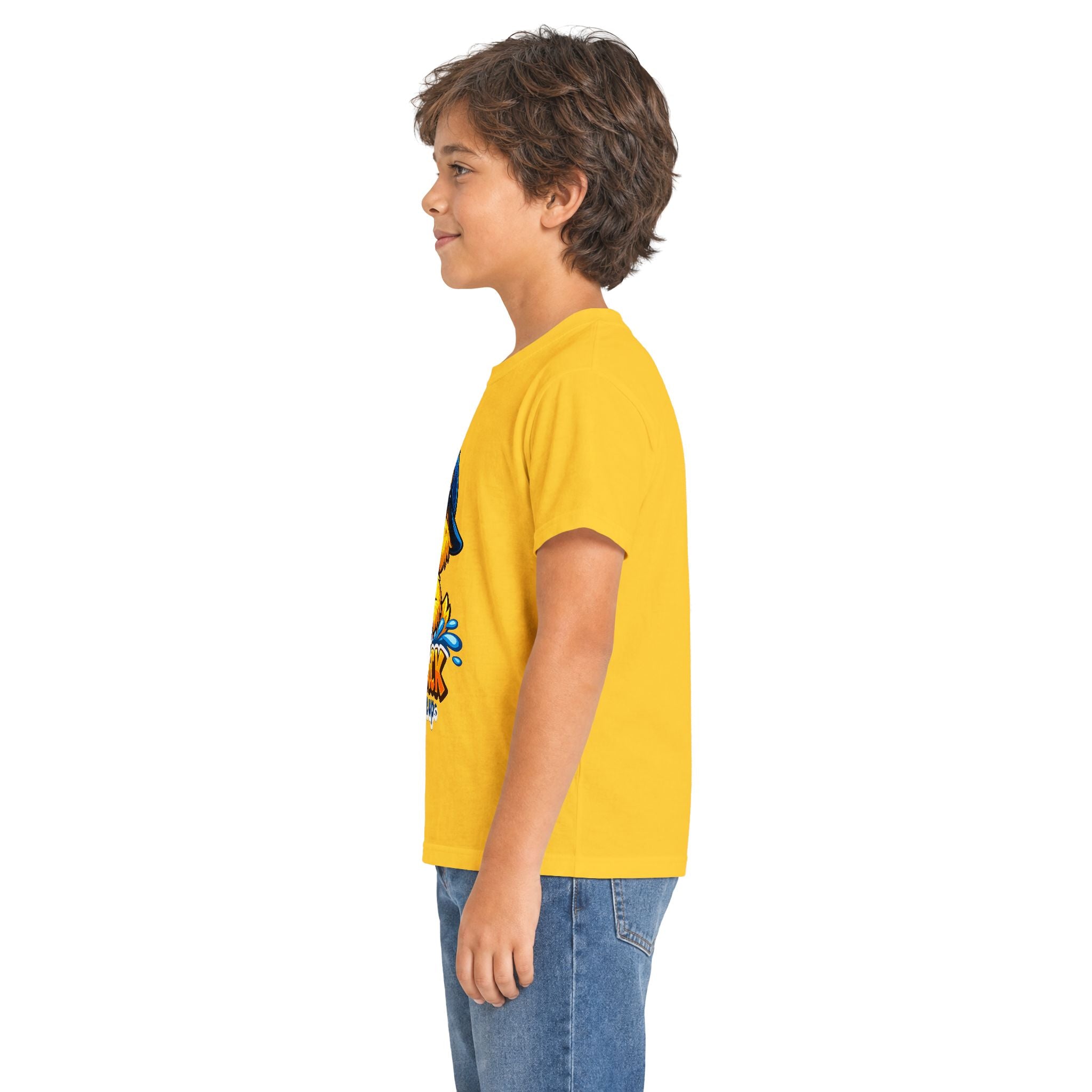 Kids Tee — "you QUACK me up" Funny Duck Graphic with Sunglasses & Hat