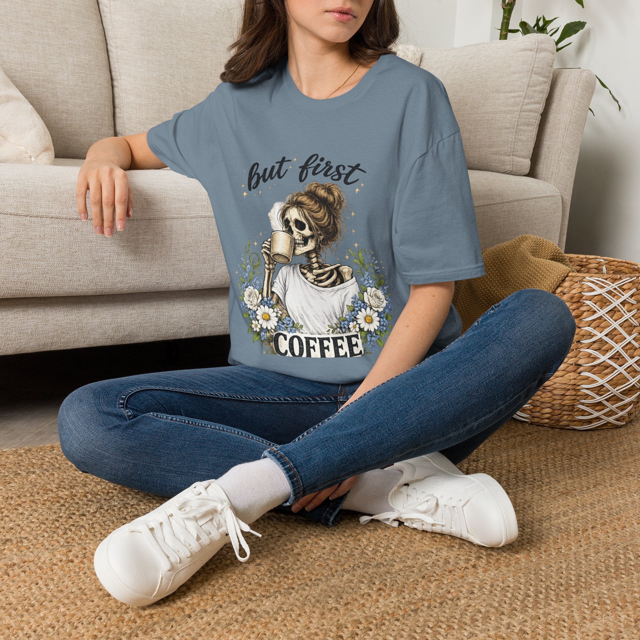 but first COFFEE graphic tee