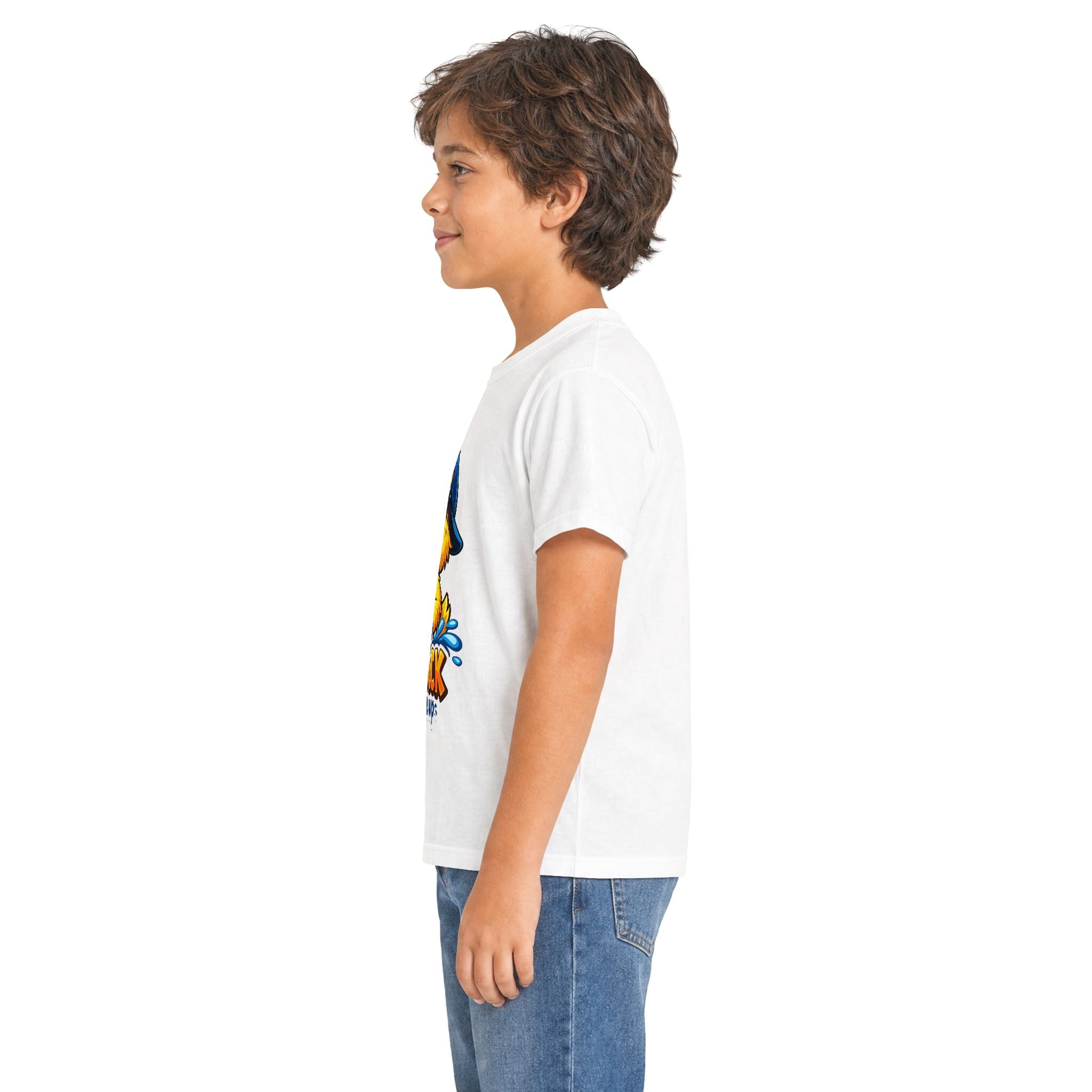 Kids Tee — "you QUACK me up" Funny Duck Graphic with Sunglasses & Hat