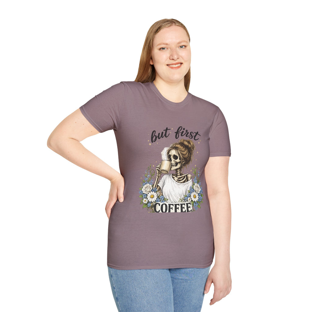 but first COFFEE graphic tee