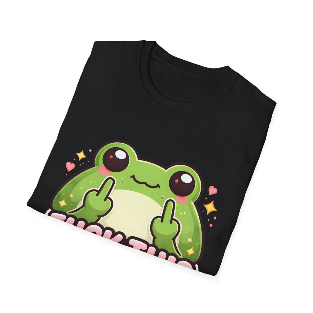 Fuck This Shit Cute Frog T-Shirt — Funny Frog Graphic Tee