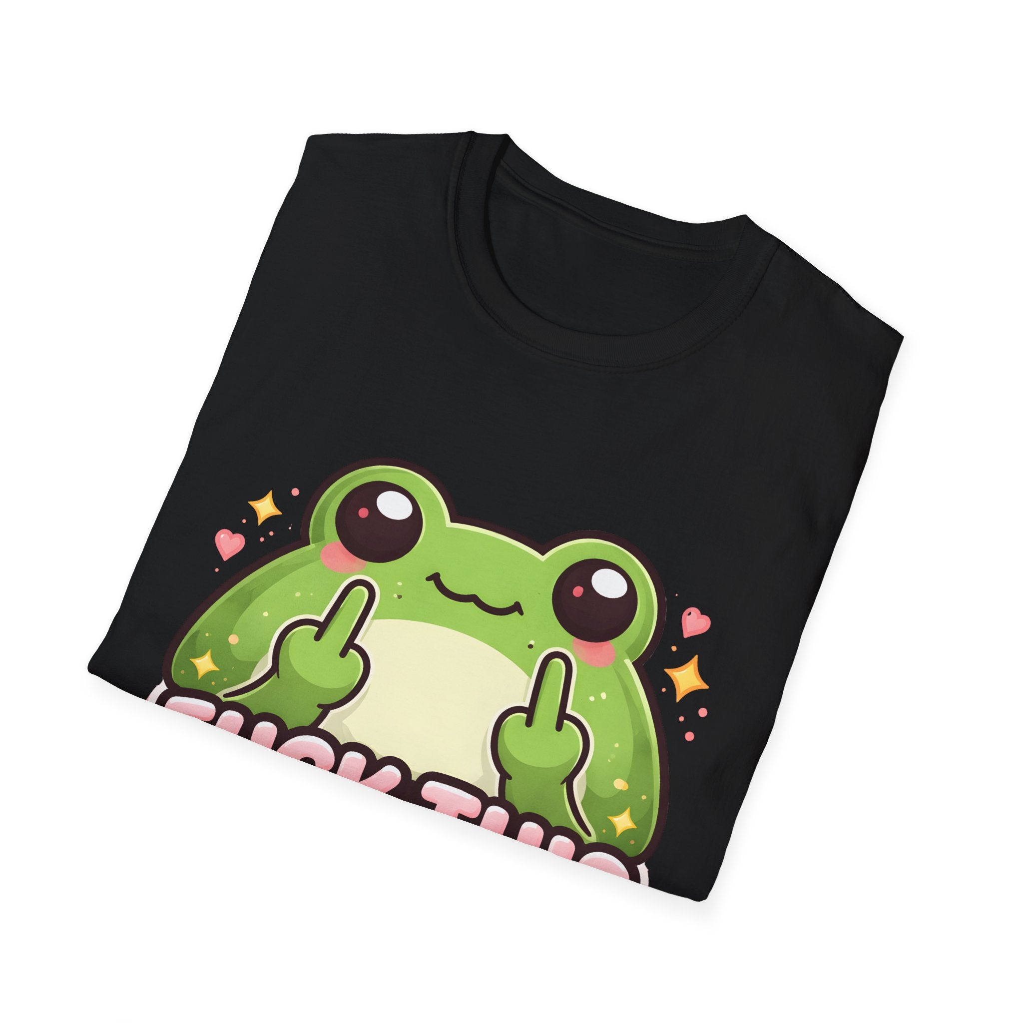 Fuck This Shit Cute Frog T-Shirt — Funny Frog Graphic Tee