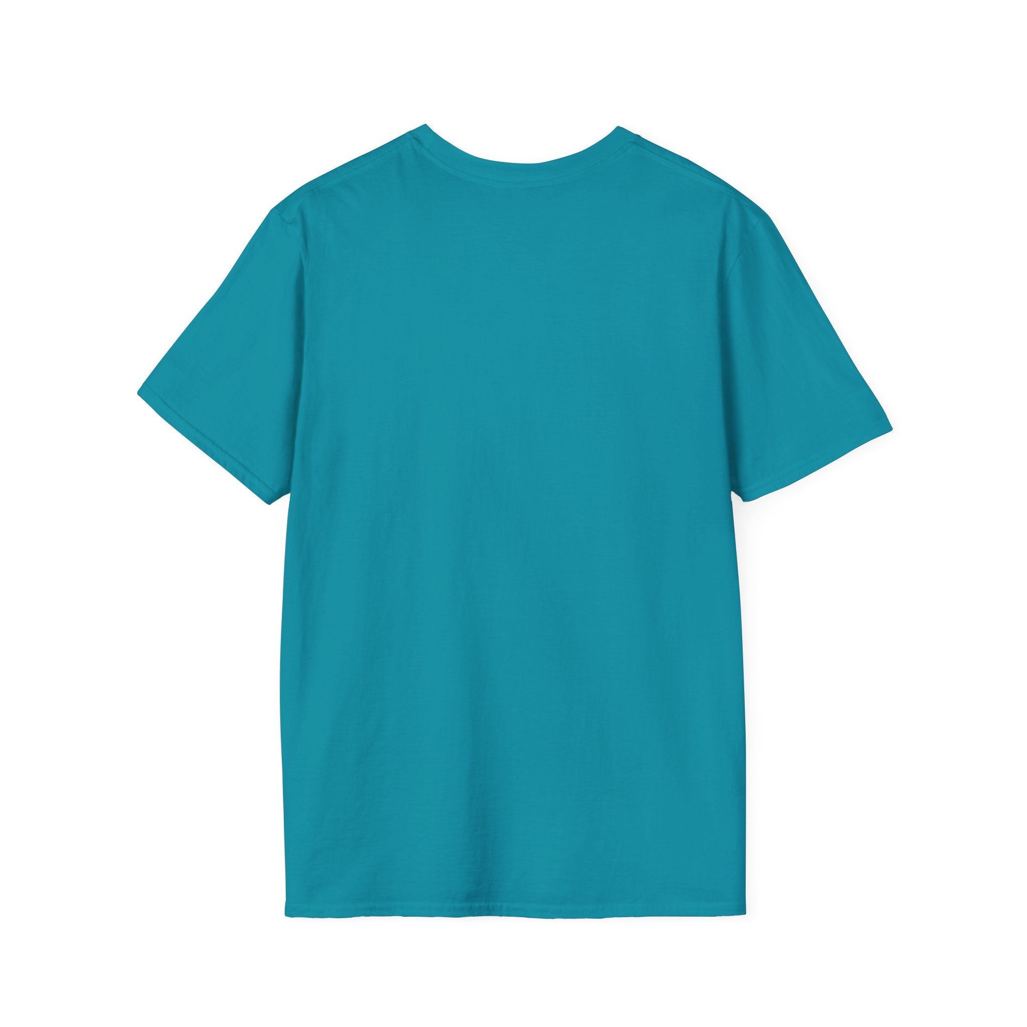 Sunset Palm Beach T-Shirt — Hot Pink & Teal Ocean Vibes
