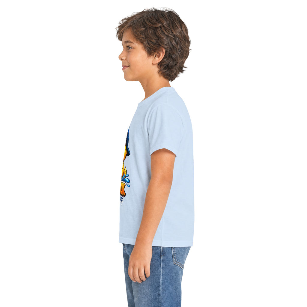 Kids Tee — "you QUACK me up" Funny Duck Graphic with Sunglasses & Hat