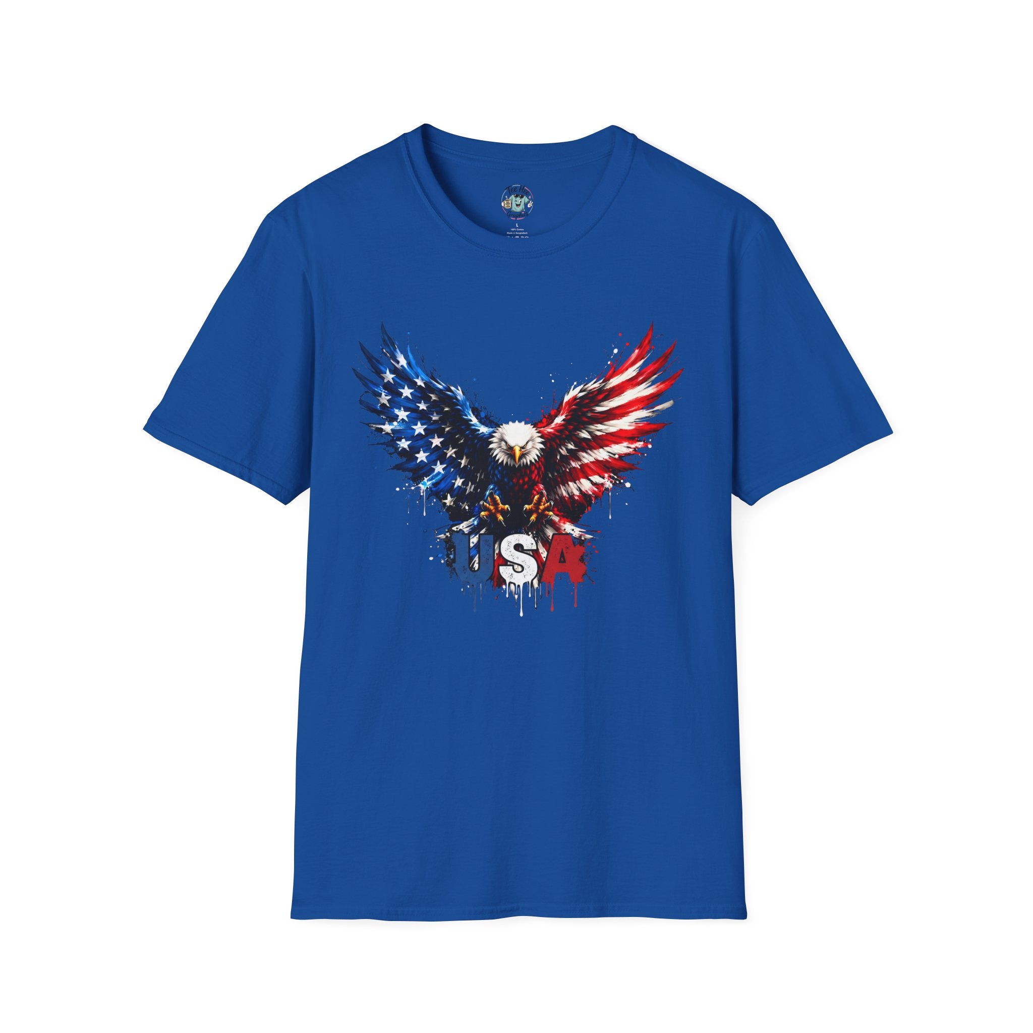 Patriotic Eagle T-Shirt — USA Red White & Blue Tee