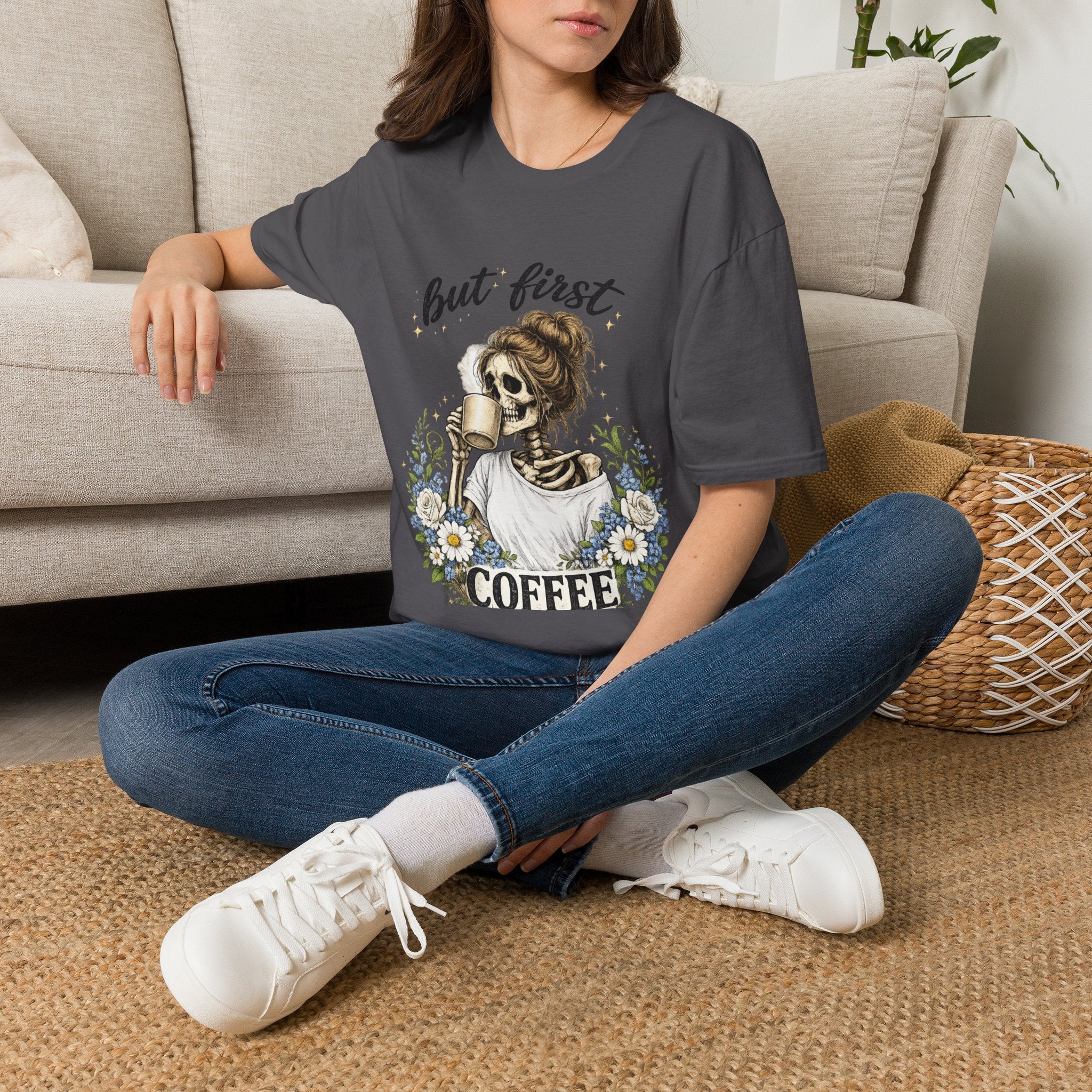 but first COFFEE graphic tee