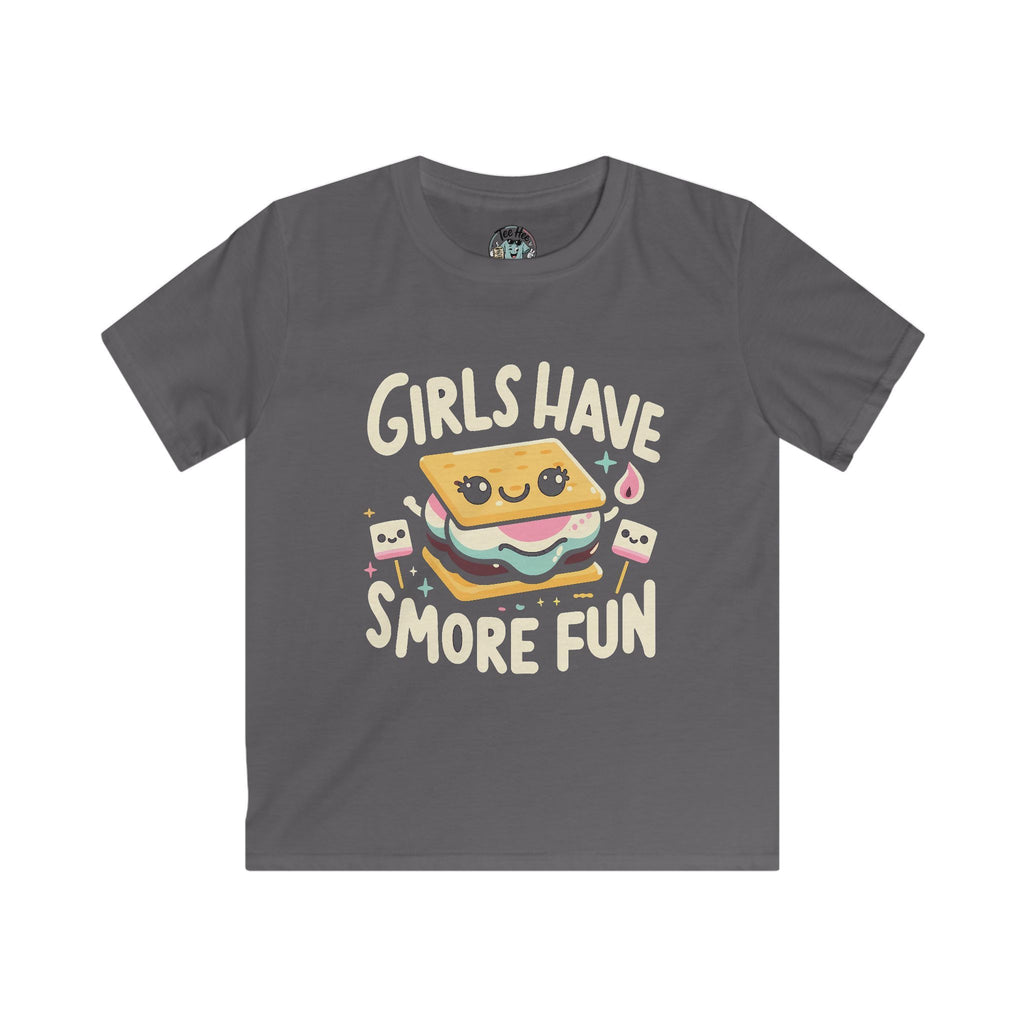 Girls Have S'more Fun Kids Tee — Cute S'more Graphic T-Shirt