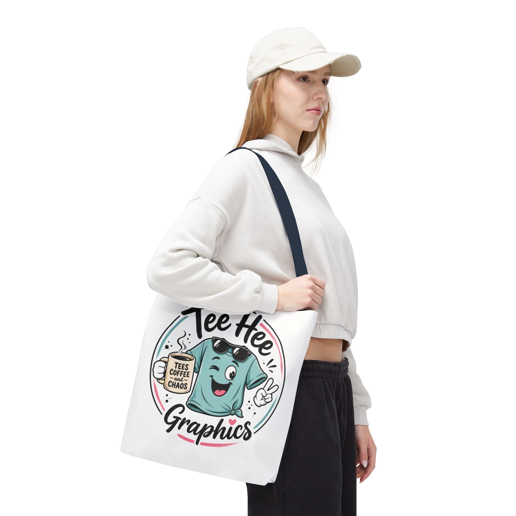 Tee Hee Graphics Tote Bag — Practical All-Over-Print Tote (3 Sizes)