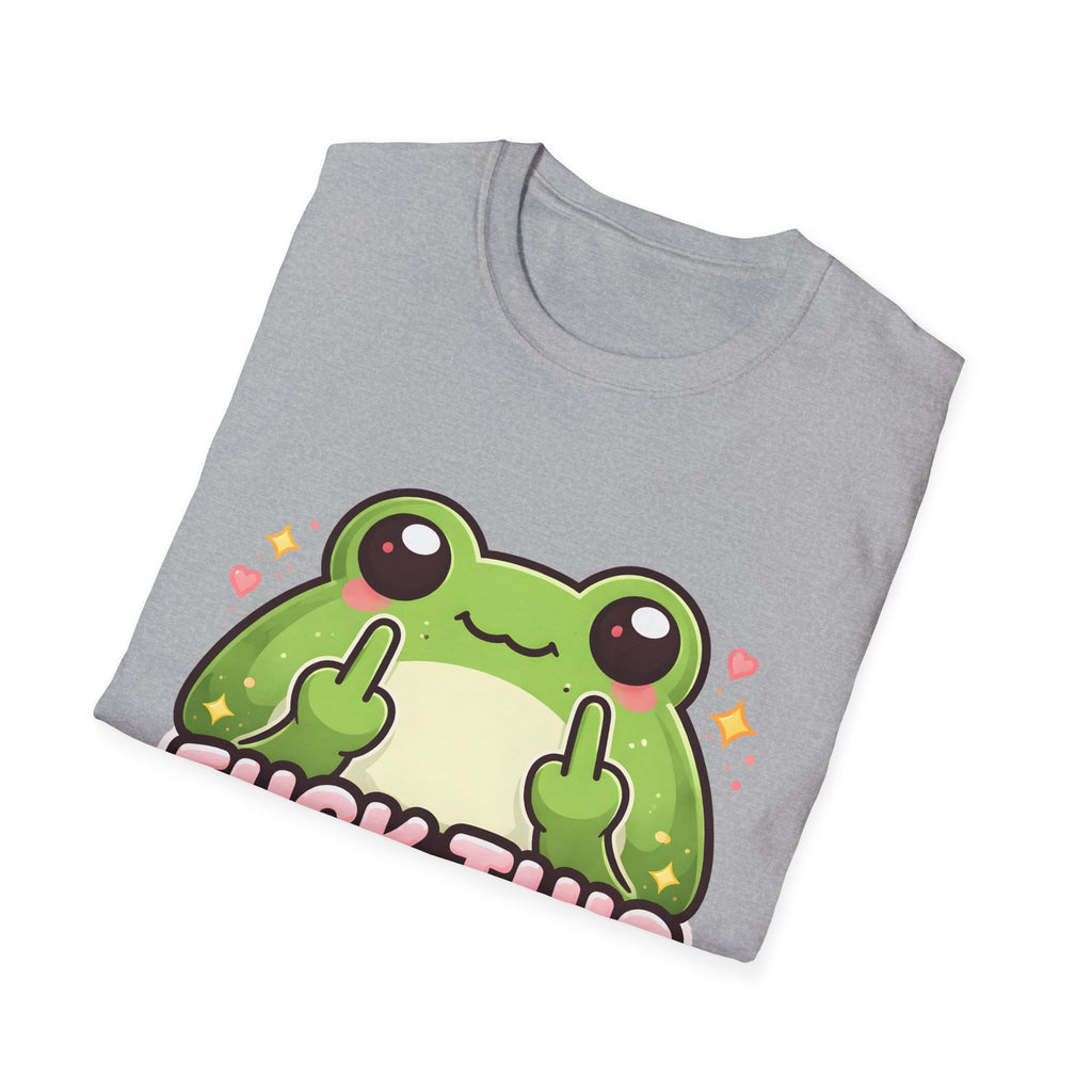 Fuck This Shit Cute Frog T-Shirt — Funny Frog Graphic Tee