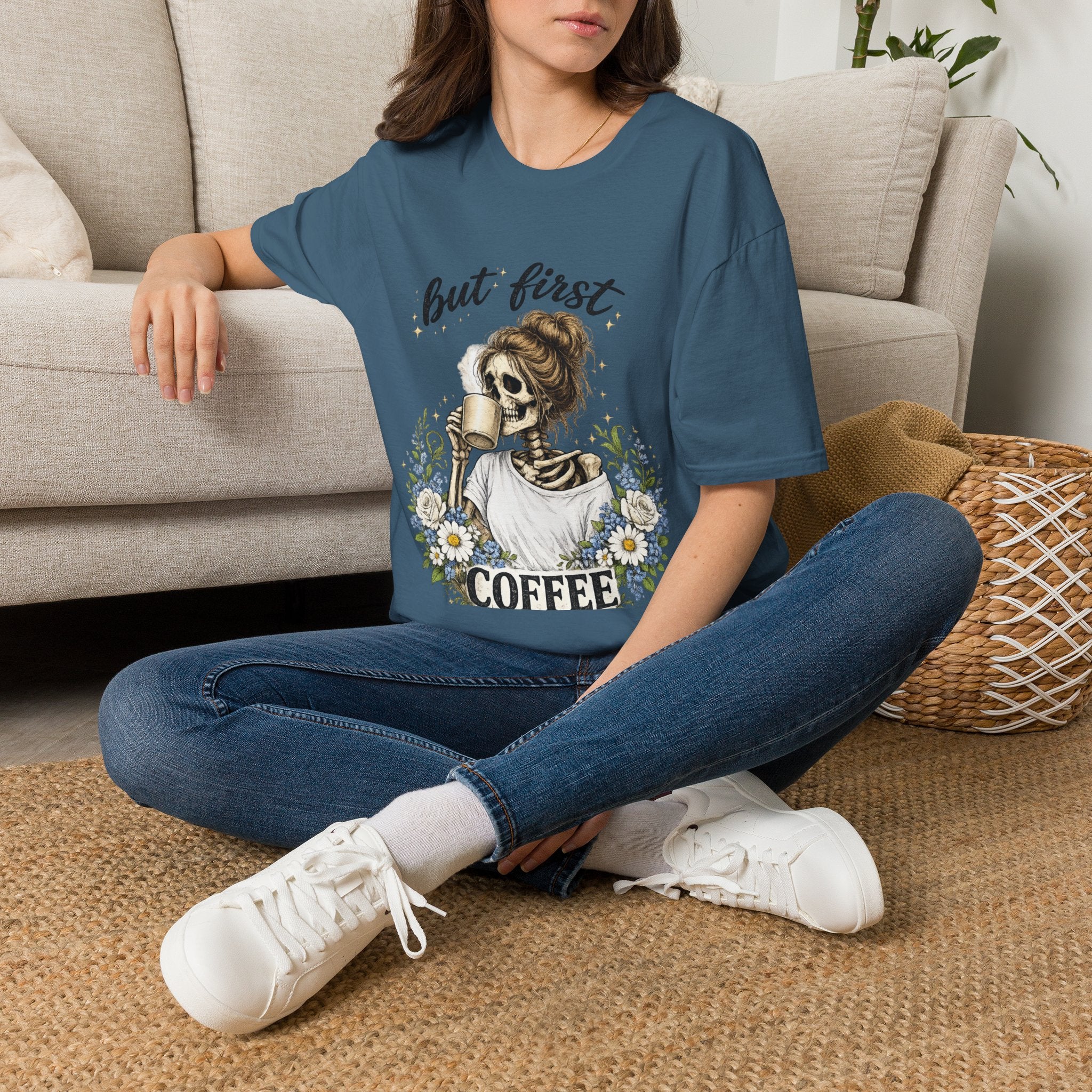 but first COFFEE graphic tee