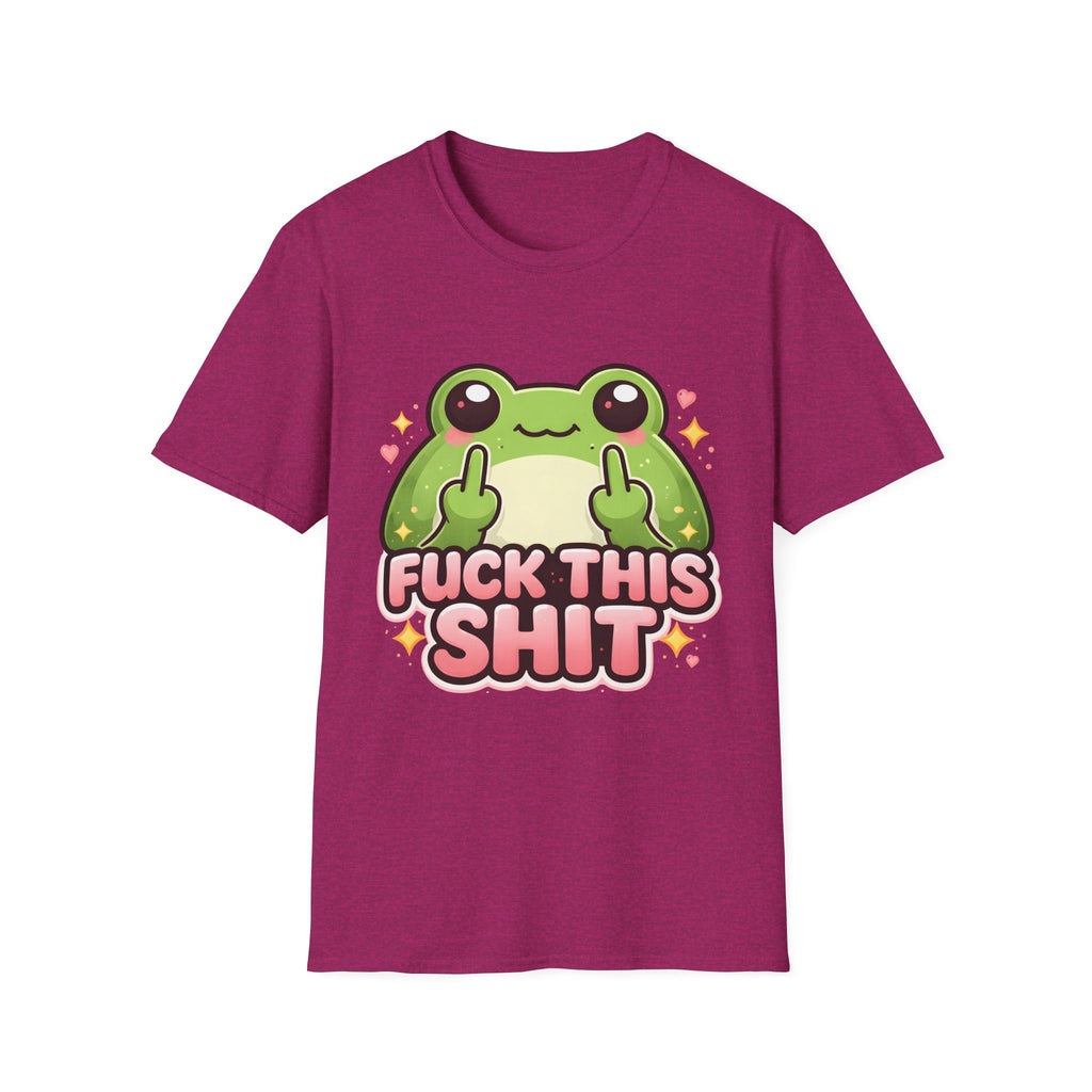 Fuck This Shit Cute Frog T-Shirt — Funny Frog Graphic Tee