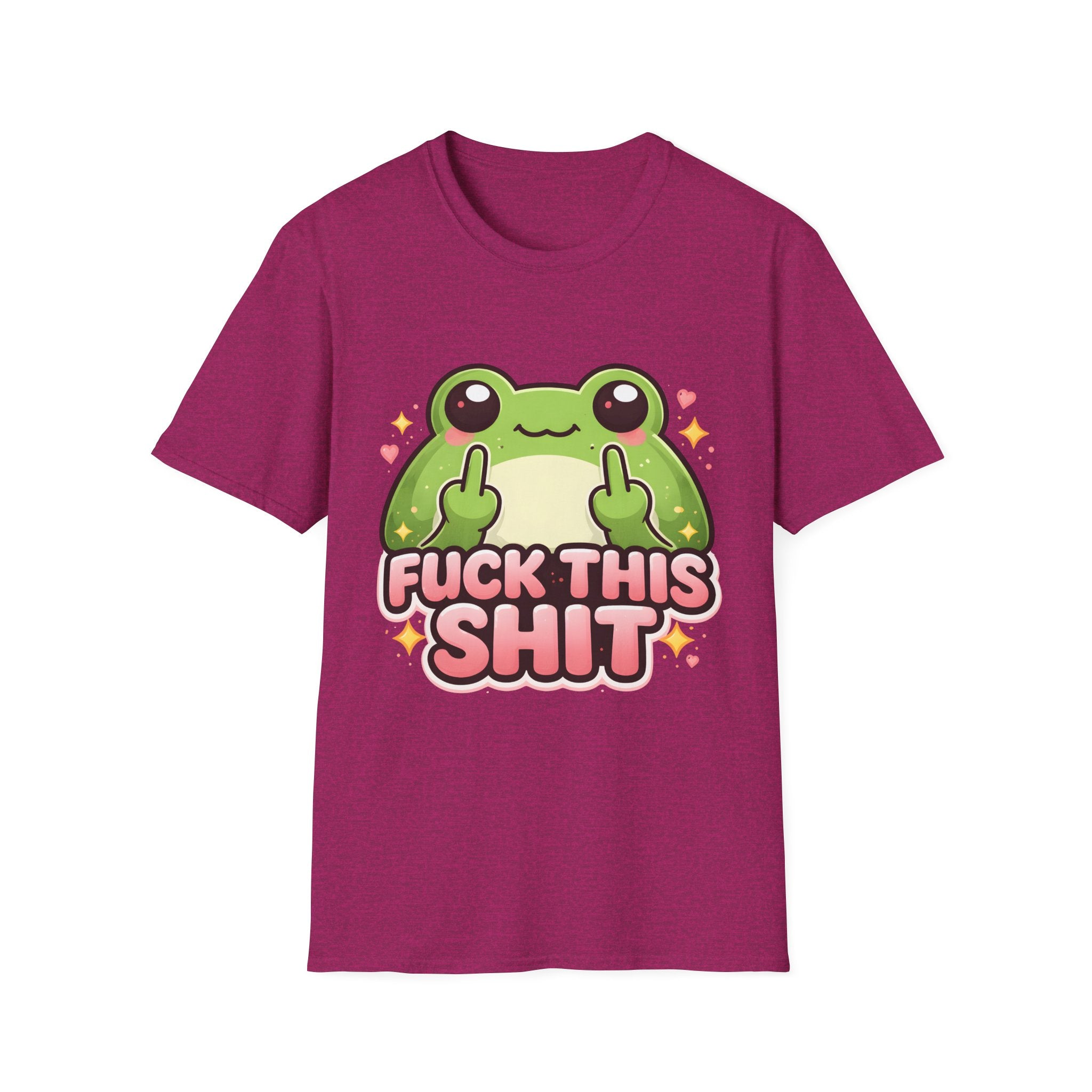 Fuck This Shit Cute Frog T-Shirt — Funny Frog Graphic Tee