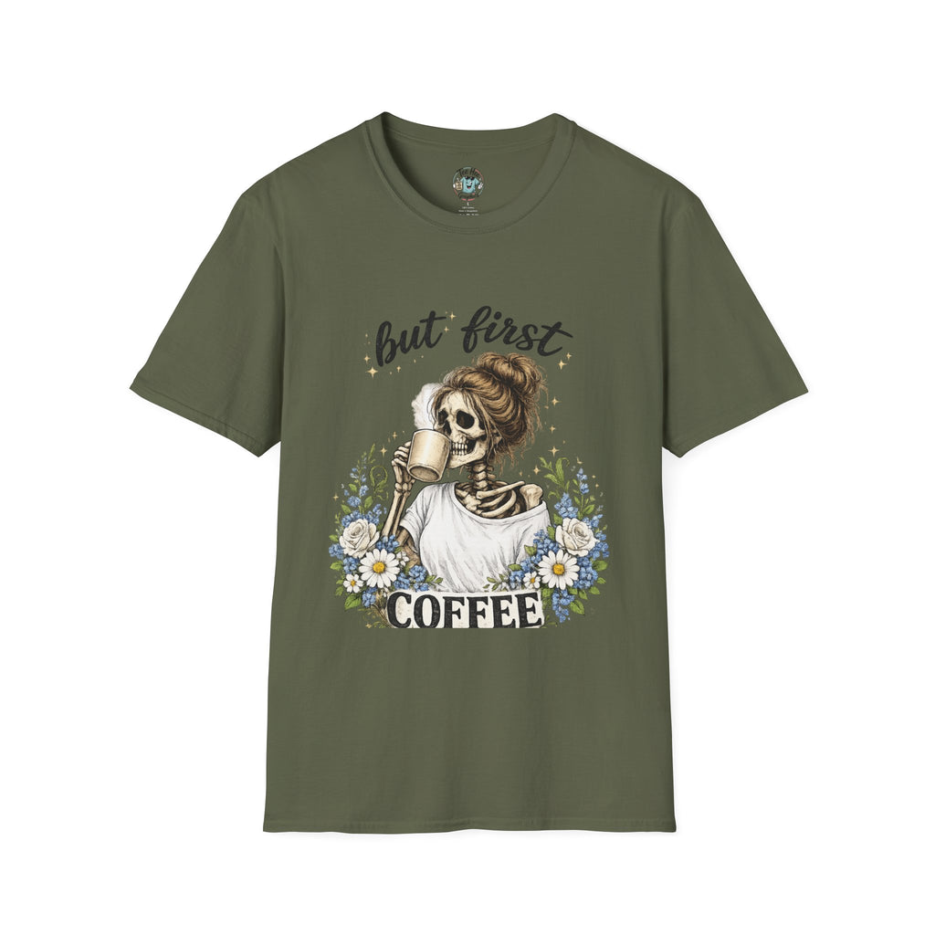 but first COFFEE graphic tee