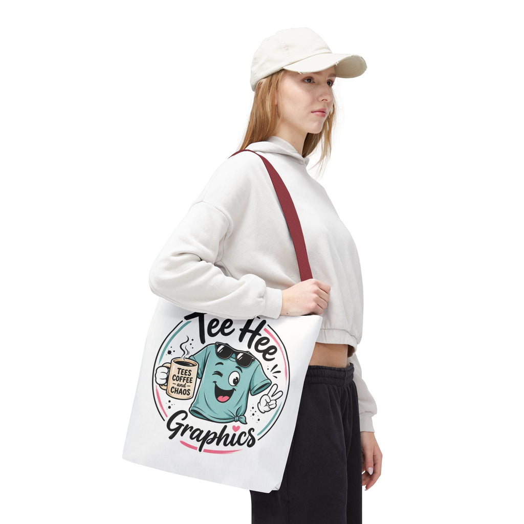 Tee Hee Graphics Tote Bag — Practical All-Over-Print Tote (3 Sizes)