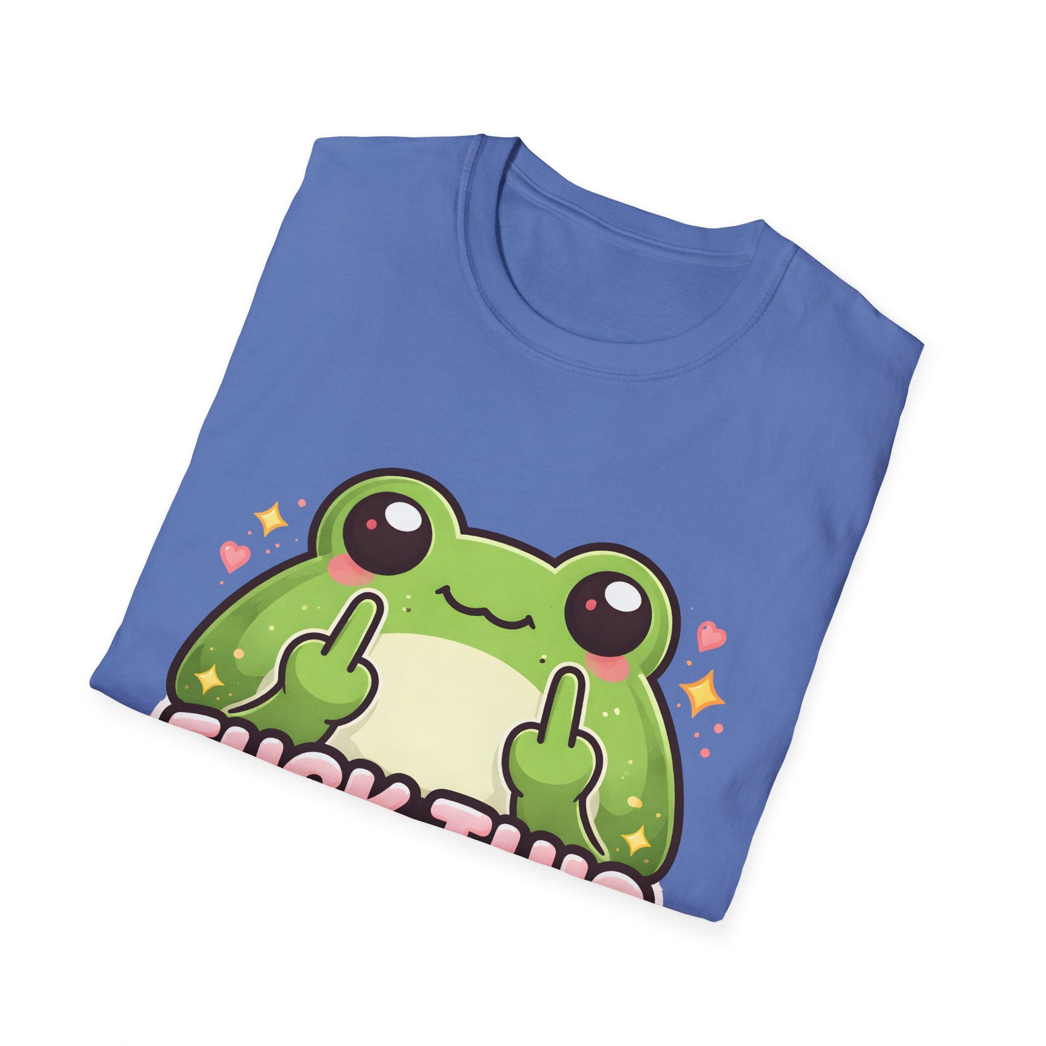 Fuck This Shit Cute Frog T-Shirt — Funny Frog Graphic Tee