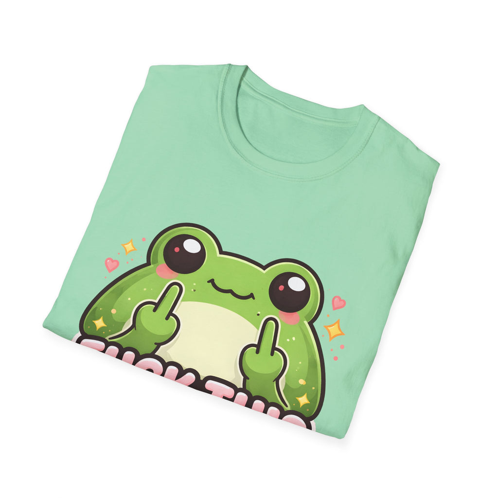 Fuck This Shit Cute Frog T-Shirt — Funny Frog Graphic Tee