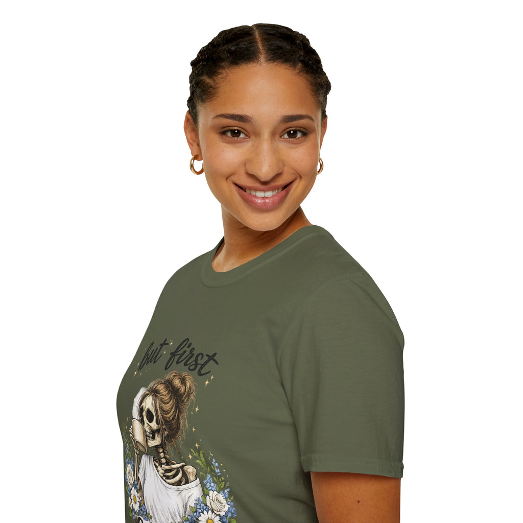 but first COFFEE graphic tee