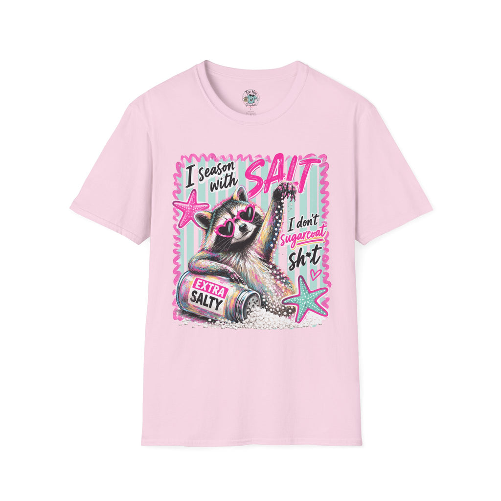 Extra Salty Raccoon T-Shirt — Funny Cute Sarcastic Graphic Tee