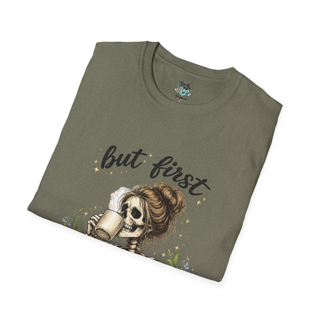 but first COFFEE graphic tee
