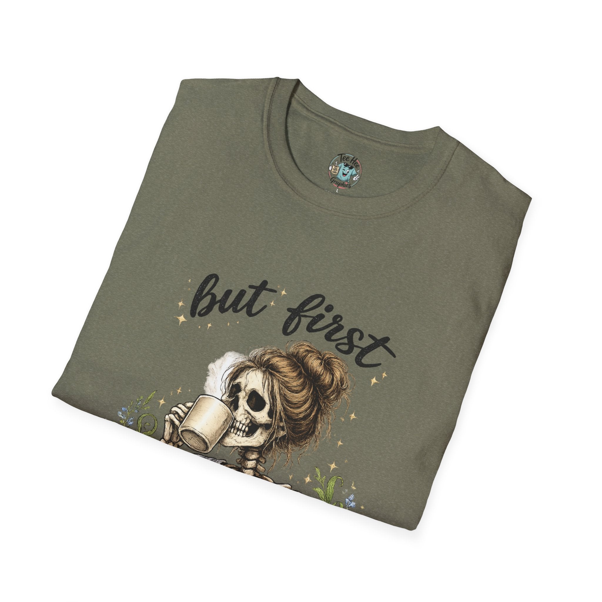 but first COFFEE graphic tee