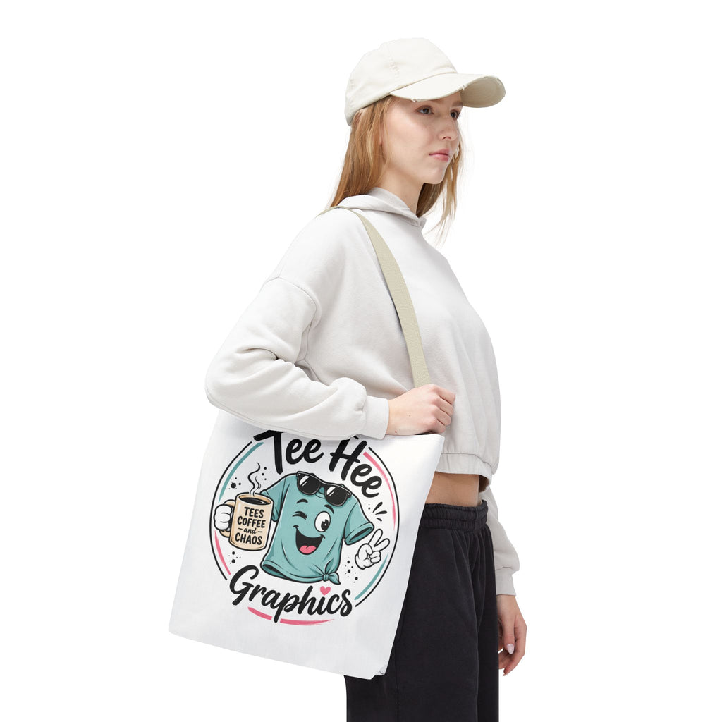 Tee Hee Graphics Tote Bag — Practical All-Over-Print Tote (3 Sizes)