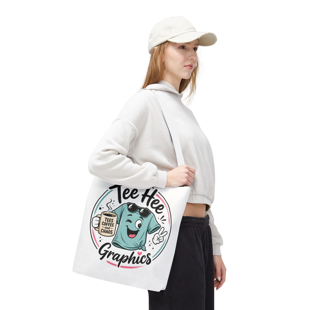 Tee Hee Graphics Tote Bag — Practical All-Over-Print Tote (3 Sizes)