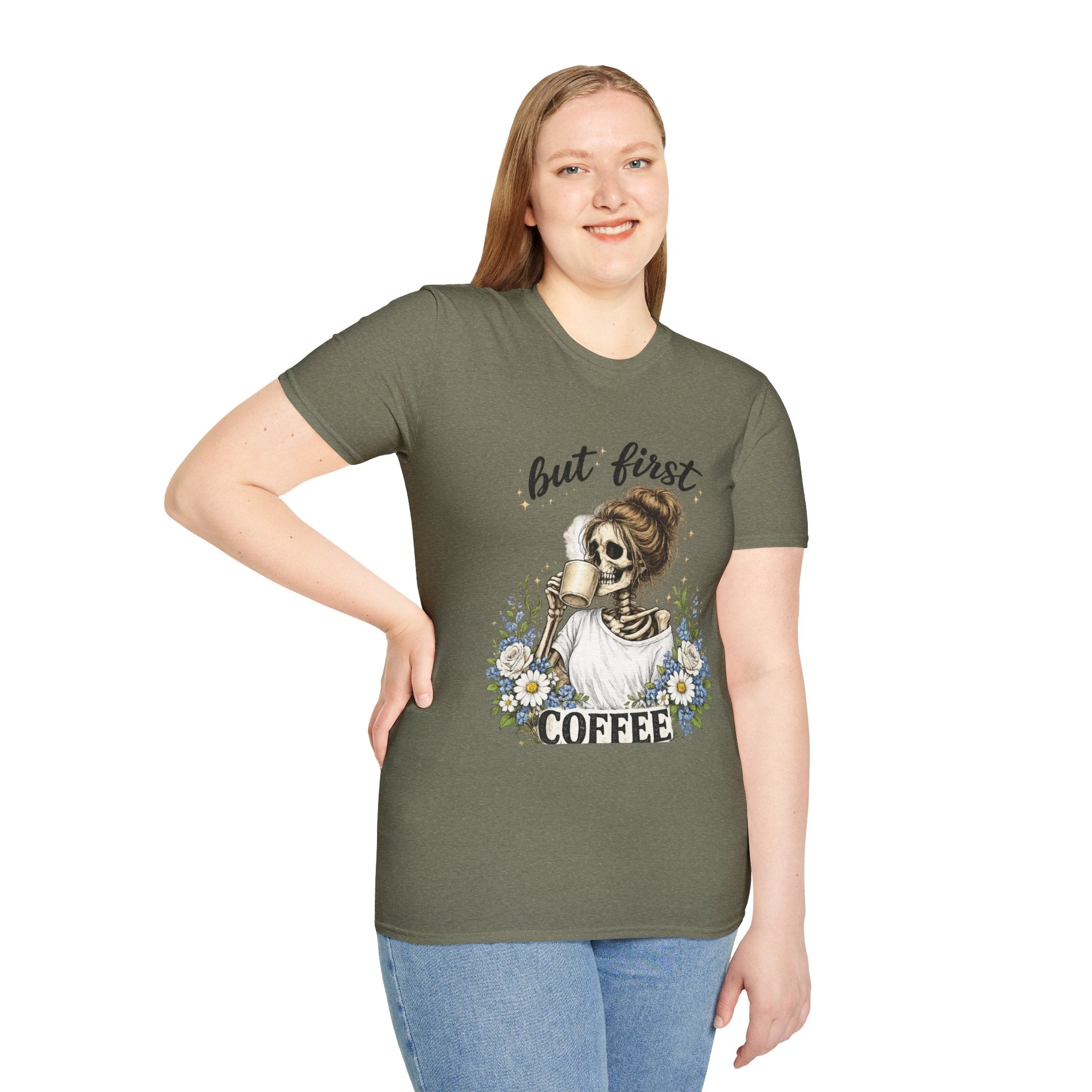 but first COFFEE graphic tee