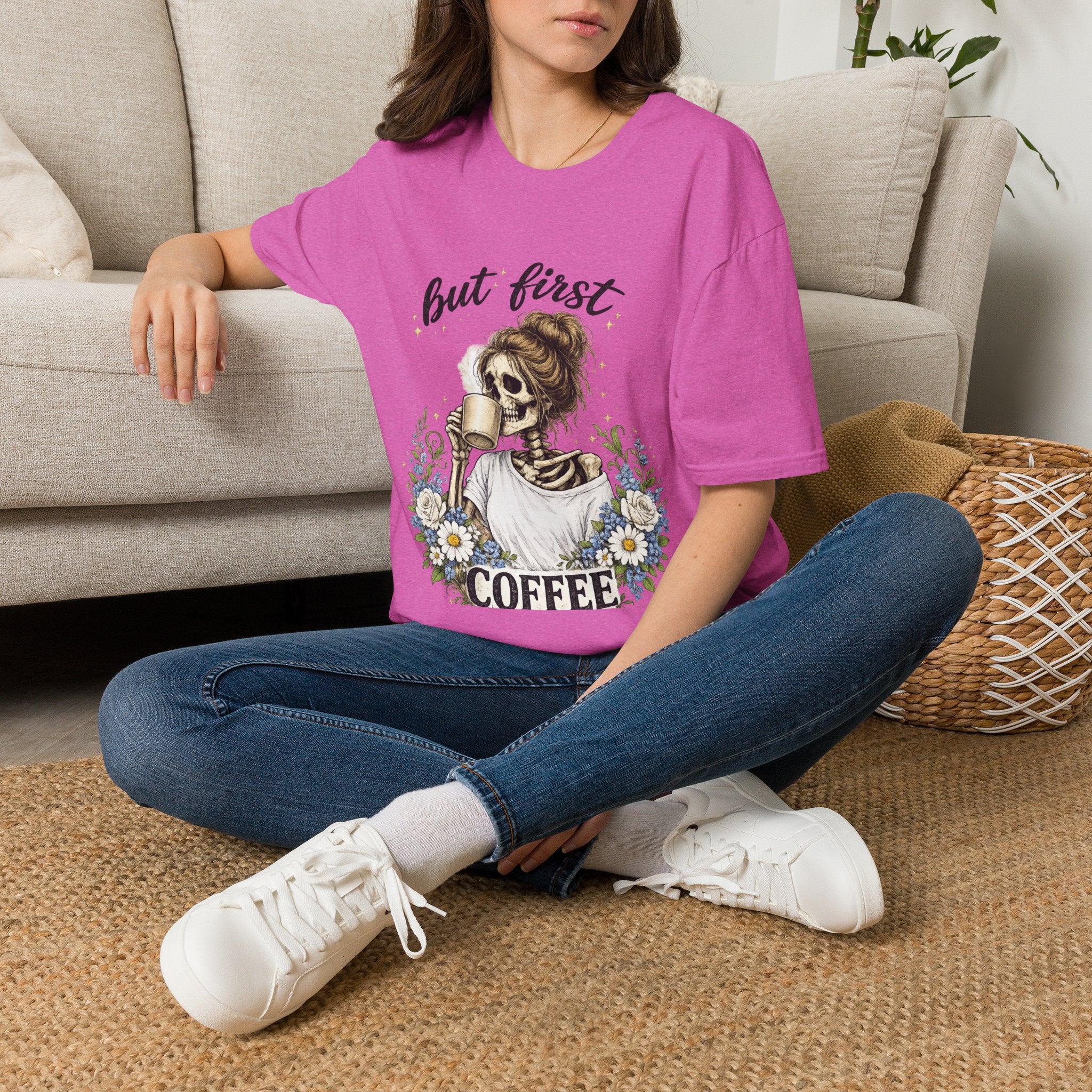 but first COFFEE graphic tee