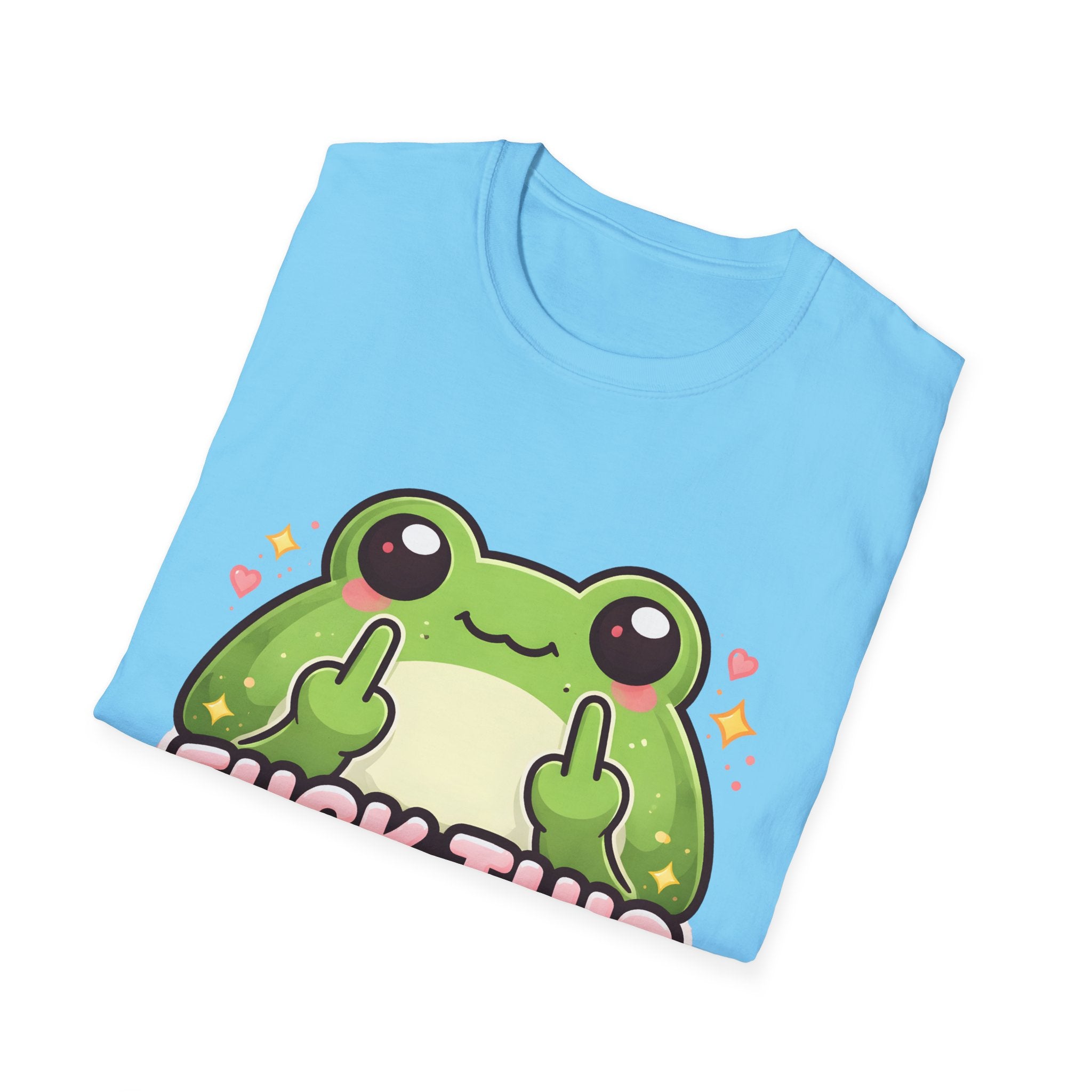 Fuck This Shit Cute Frog T-Shirt — Funny Frog Graphic Tee