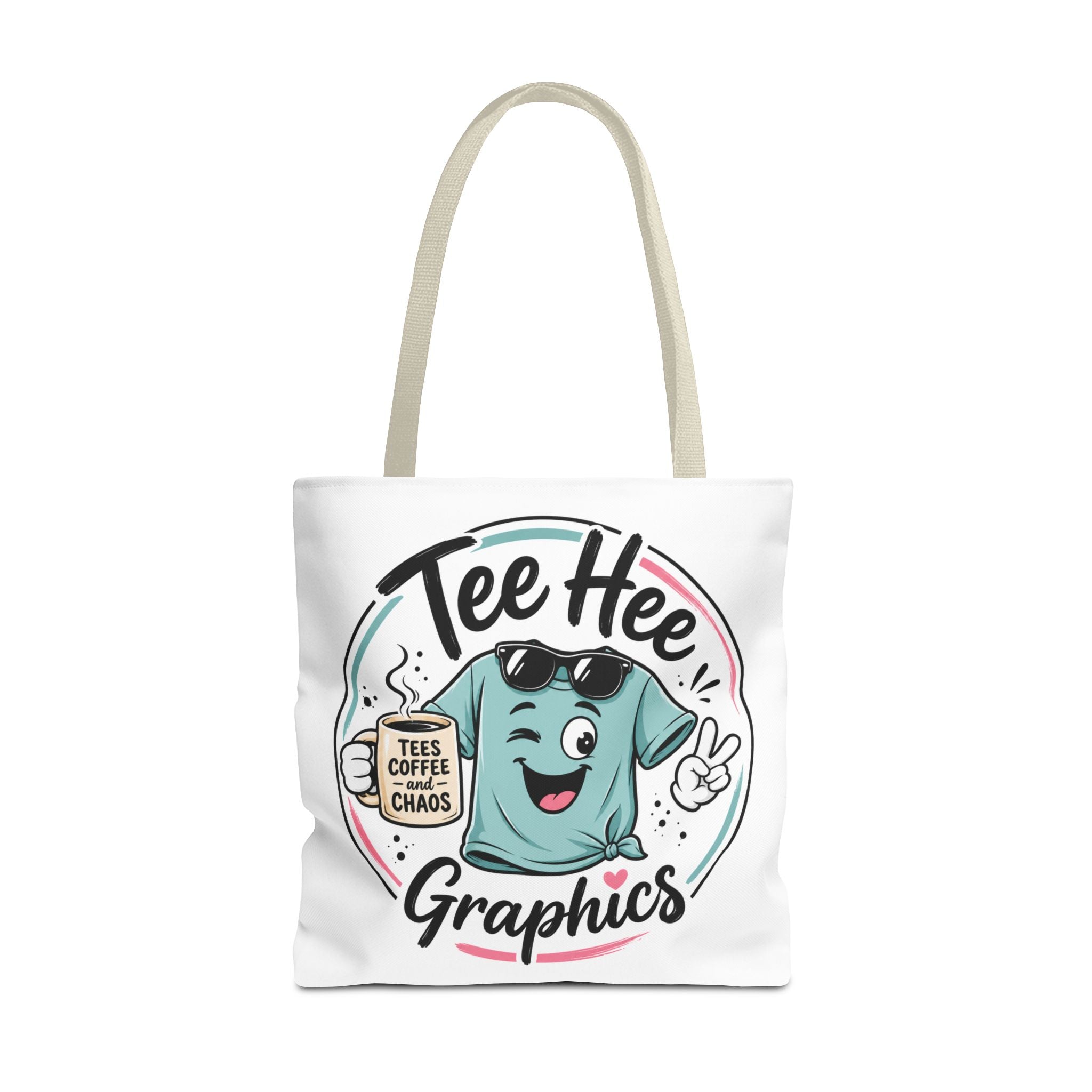 Tee Hee Graphics Tote Bag — Practical All-Over-Print Tote (3 Sizes)