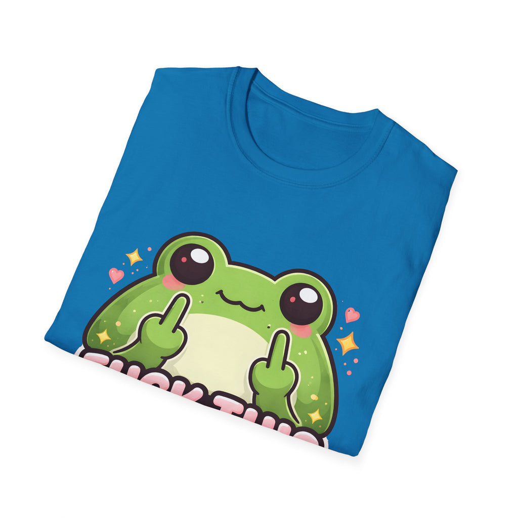 Fuck This Shit Cute Frog T-Shirt — Funny Frog Graphic Tee